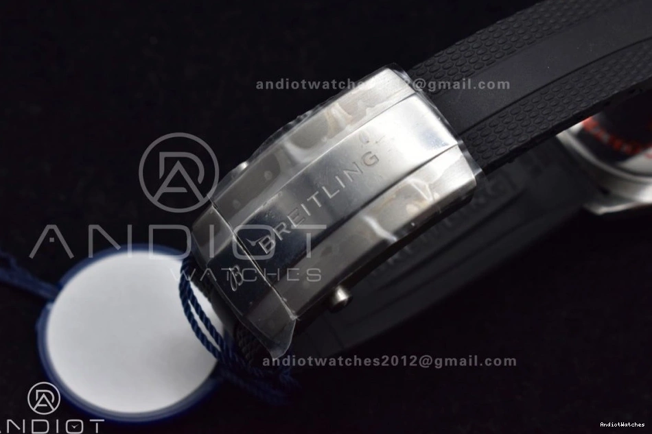A SuperOcean Rubber Automatic BLSF Best 1:1 1165 Edition Black Comfortable RG Black on SS Strap 42 Dial 1005